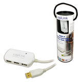 Logilink Ua0108 Hub Usb 4 Puertos M. Cable De Extensión 12.00m