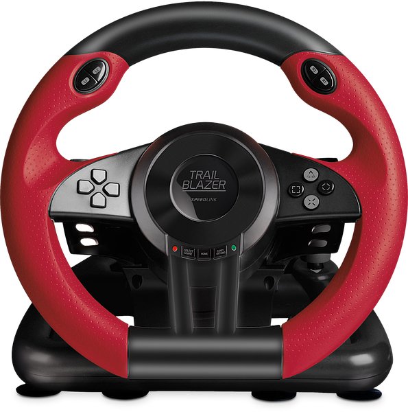 Speedlink - Volante Y Pedales De Carreras Trailblazer