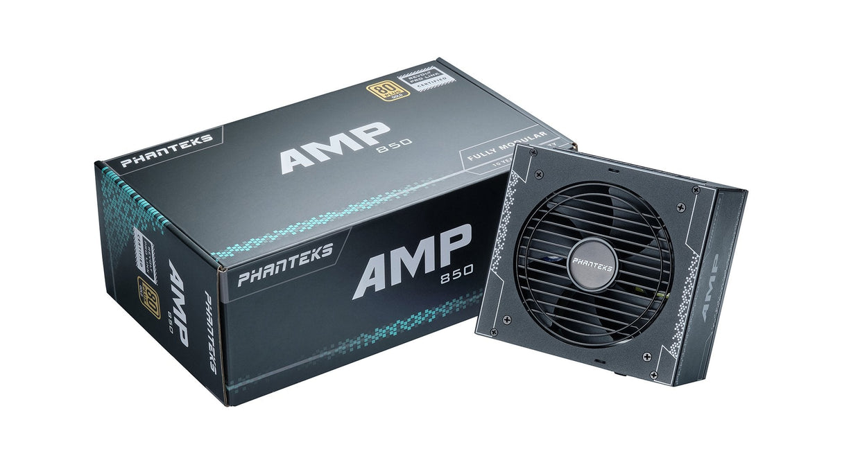 850w Phanteks Amp Gh 850w 80 Plus Gold Power Supply, Pcie 5.1, Atx 3.1 850 Watts, Black