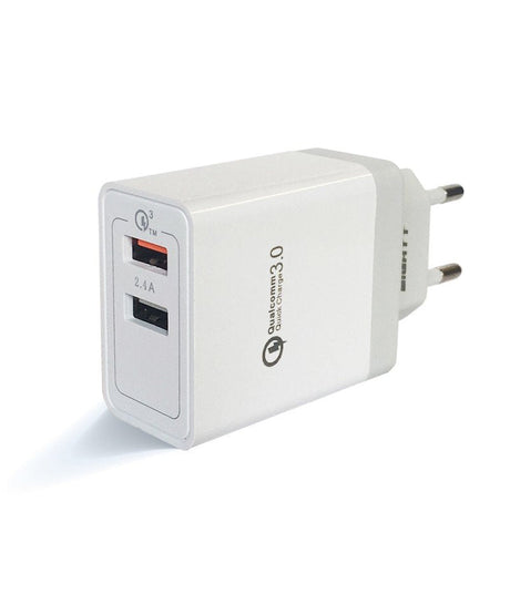 EAN 8425402168653 - Eightt EQC2V2 cargador de dispositivo móvil Universal Gris, Blanco Corriente alterna Carga rápida Interio imagen 1