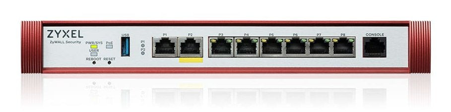 Paquete De Seguridad Zyxel Usgflex 100hp Firewall 1x Gbit Poe+