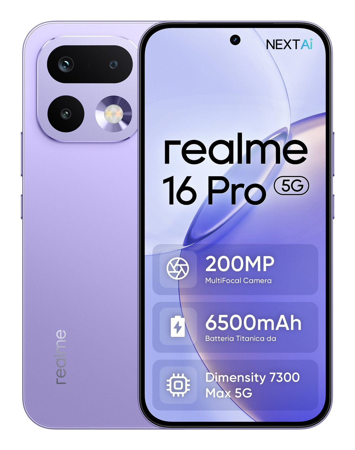 Realme 16 Pro 8+512gb 6.78"5g Purple Ita
