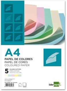 Papel Color A4 80g/M2 5 500h