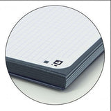 Libreta Oxford Espiral A4+ Gris Tapa Extradura 80 Hojas 4 Taladros Cuadricula 5x5 90gr