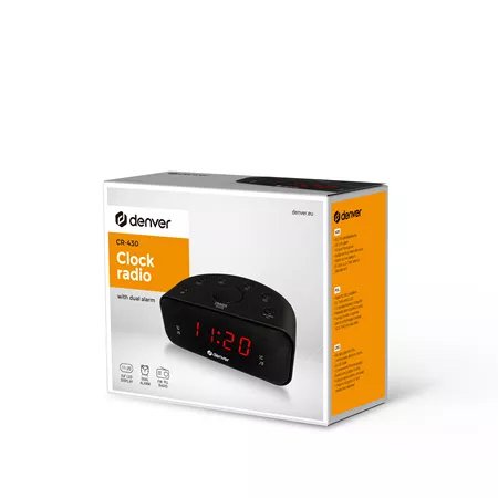 Radio Reloj Digital Denver Cr-430