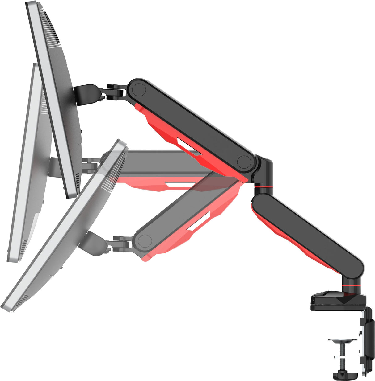 EAN 4948570032563 - iiyama DSG3001C-R1 soporte para monitor 76,2 cm (30") Escritorio Negro, Rojo imagen 12