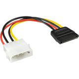 Cable De Alimentación Inline Sata 1x 5.25" A Sata 0.15m