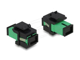 Keystone Modul Sc Simplex Buchse Zu Sc Simplex Buchse Grün   Schwarz