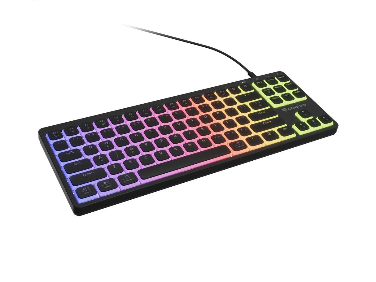 Genesis Thor 430 Mechanical, Wired, Us Layout, Rgb, Silent Gaming Keyboard, Black