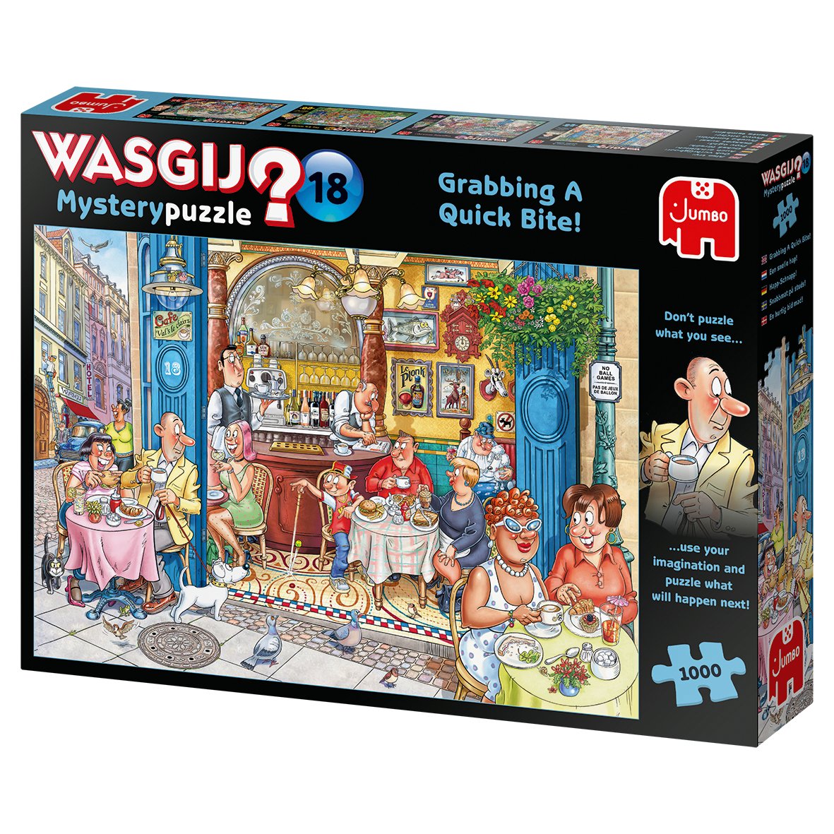 Jumbo Wasgij Mystery 18 Greifen Sie A! 1000 Teile Puzzle (19179)