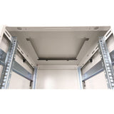 Roline 19-Zoll Netzwerkschrank Pro 16 He, 600x800 Bxt Glastr Grau