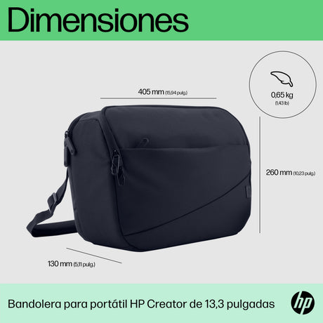EAN 0196786247897 - HP Creator 13.3 Dark NavyLaptop Sling 33,8 cm (13.3") Mochila bandolera Marina, Amarillo imagen 4