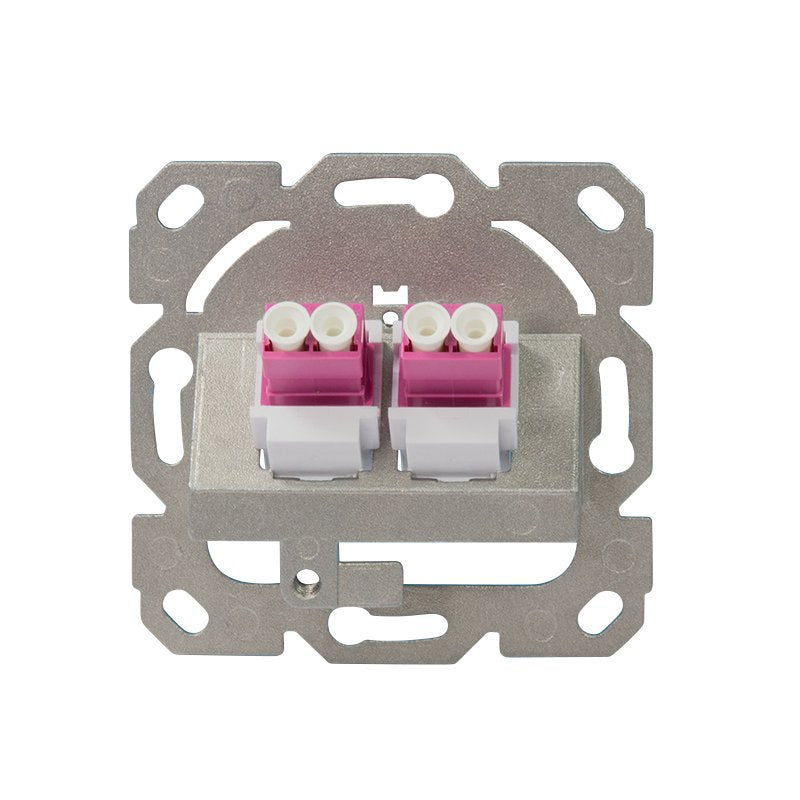 Logilink Modulare Wanddose F. Glasfaser Mit Lc-Duplex-Stecker