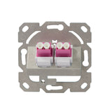 Logilink Modulare Wanddose F. Glasfaser Mit Lc-Duplex-Stecker