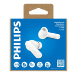 Auriculares Bluetooth Philips Tat2100wt Con Estuche De Carga Autonomía 8h Blancos