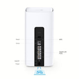 EAN 4897098686867 - TP-Link NX510v router inalámbrico Gigabit Ethernet Doble banda (2,4 GHz / 5 GHz) 5G Blanco imagen 3