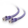 EAN 0757120836605 - C2G 1.5m Cat5e 350MHz Snagless Patch Cable cable de red Púrpura 1,5 m imagen 1