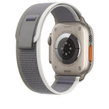 Correa Apple Watch 49mm Green/Gray Trail Loop - S/M
