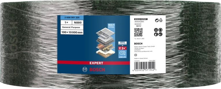 EAN 4059952571942 - Bosch 2 608 901 225 papel de lija Rollo abrasivo Grano muy fino 1 pieza(s) imagen 2
