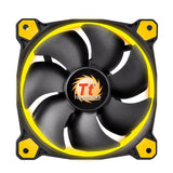 Ventilador Thermaltake Riing 14 Led Amarillo 140x140x25, Negro/Amarillo Cl-F039-Pl14yl-A