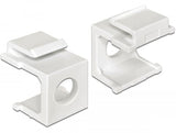 Keystone Abdeckung Weiss Mit 8 Mm Durchführung 4 Stück
