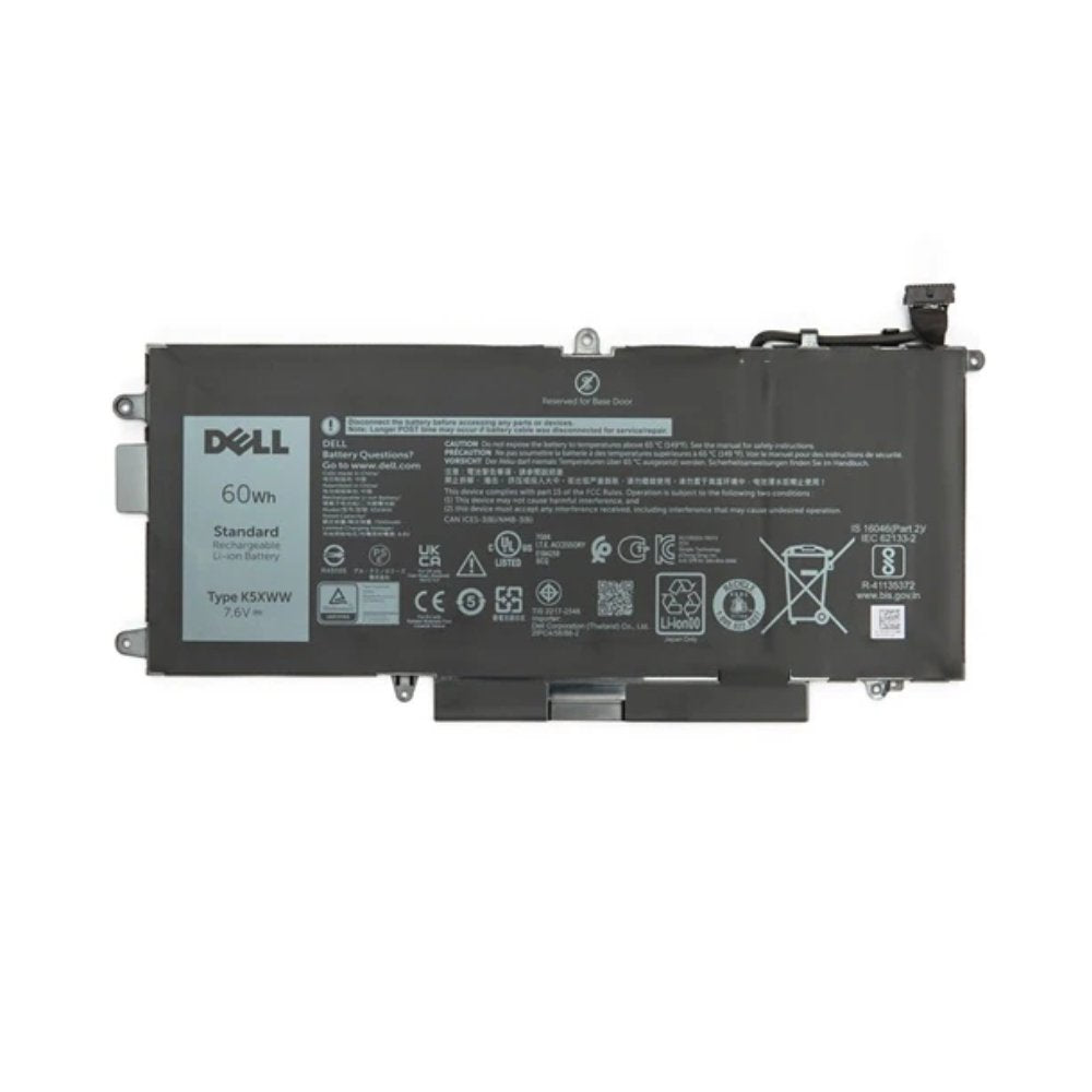 Battery 60whr, 4 Cell, - Lithium Ion - Warranty: 6m