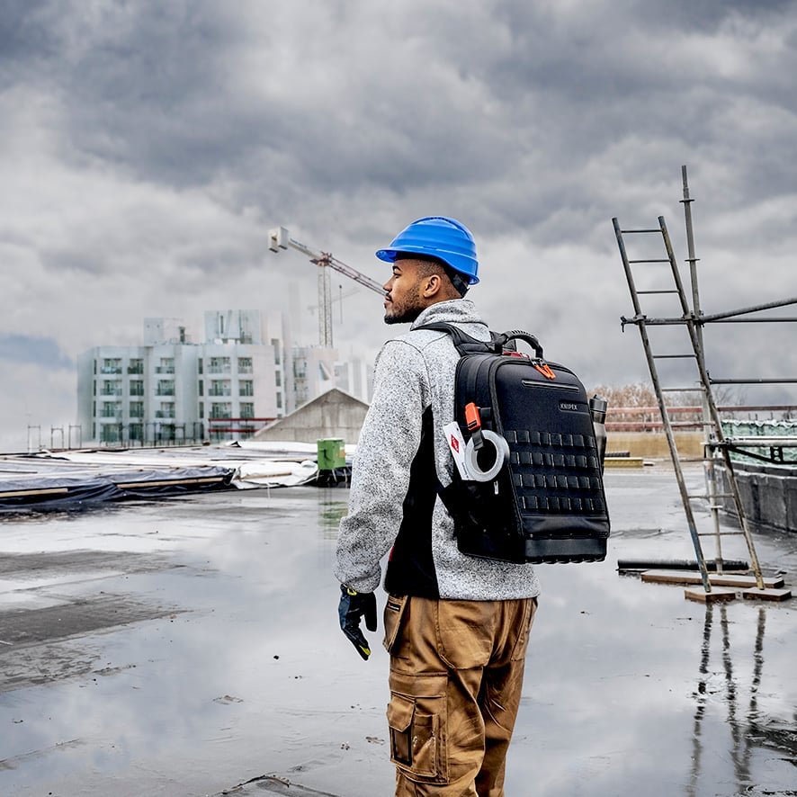 Knipex Mochila Para Herramientas Modular X18 Electric, Negro, Surtido De 22 Piezas 00 21 50 E