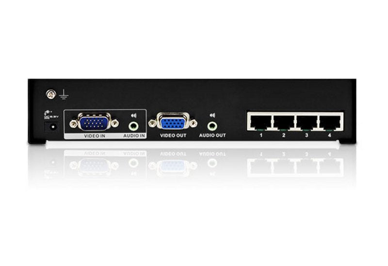 Aten Vga Splitter 4-Port Vga Cat5e/6 Audio/Video Splitter (V Repartidor Audiovisual Vga Sobre Cat. 5e/6 De 4 Puertos