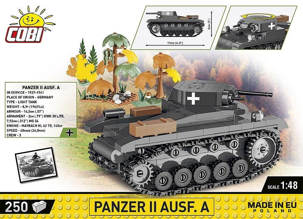 EAN 5902251027186 - COBI Panzer II Ausf. A imagen 3