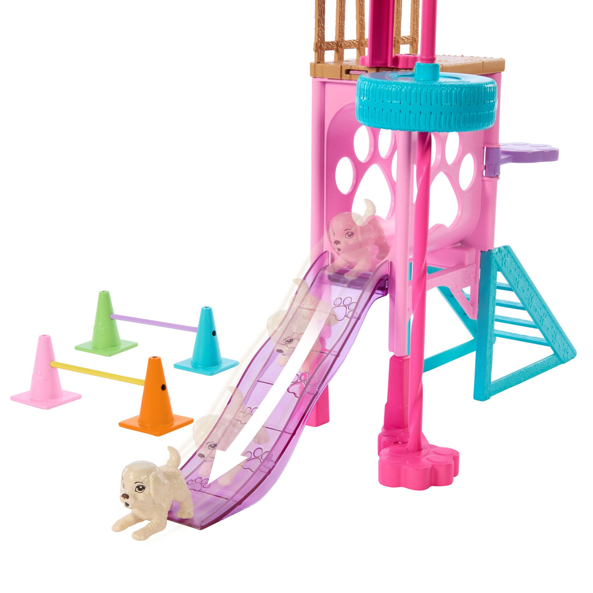 Muñeca  Mattel Barbie Family & Friends Stacie''S Puppy Playground Spielset Hrm10
