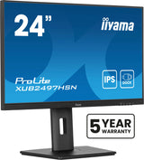 EAN 4948570124930 - iiyama ProLite XUB2497HSN-B2 pantalla para PC 60,5 cm (23.8") 1920 x 1080 Pixeles Full HD LED Negro imagen 1