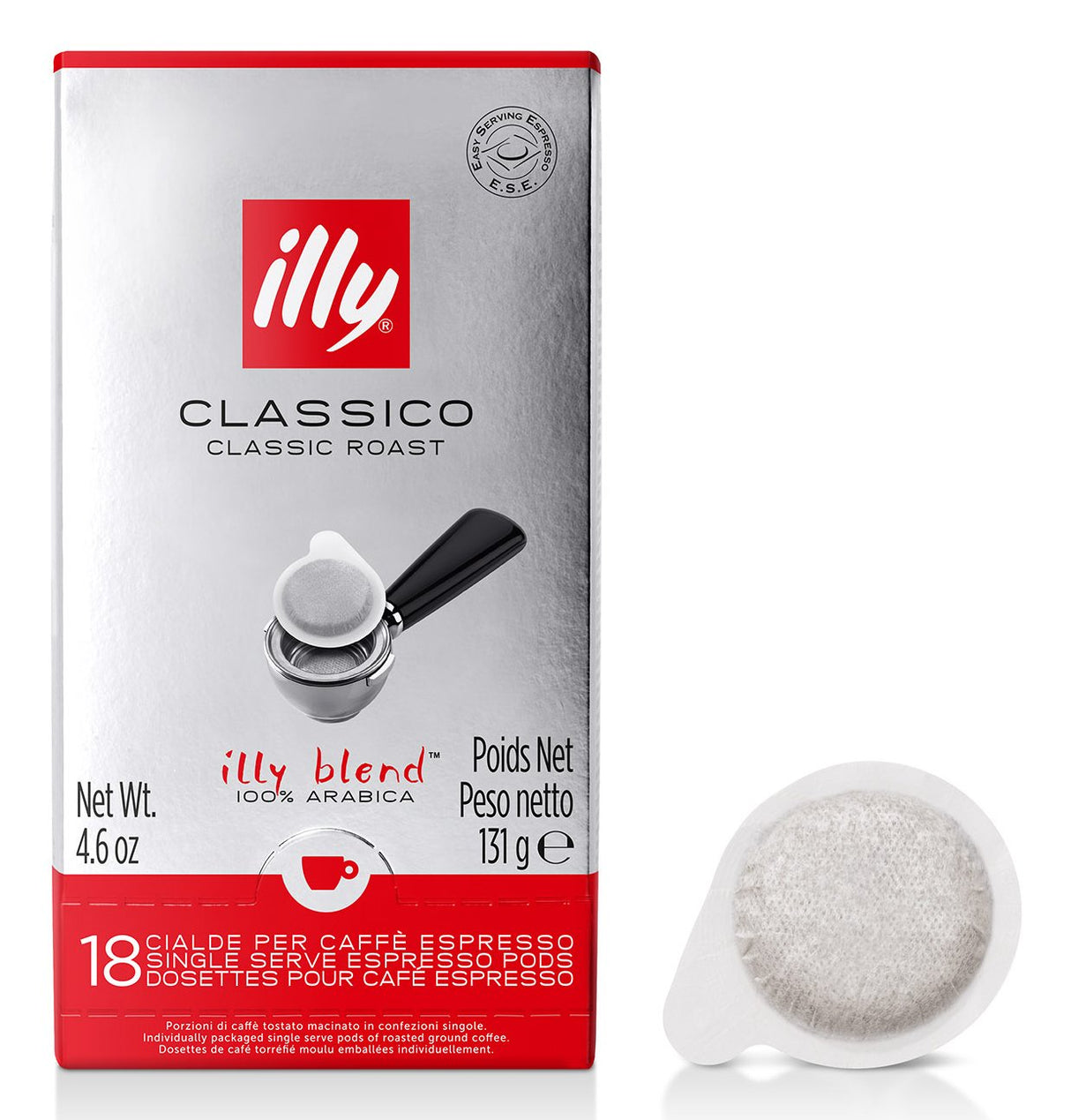 Illy 7998 Bolsita Y Cápsula De Café Dosis De Café Tueste Medio 18 Piezas