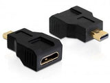 Delock Adaptador High Speed Hdmi Con Ethernet, Micro D Macho > Mini C Hembra