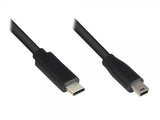 Good Connections Usb2.0 Cable C-Mini B5pol. Schw. 5m