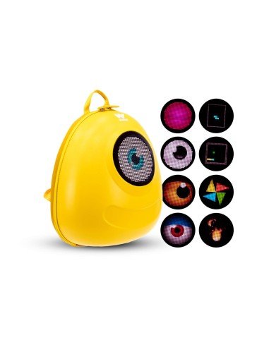 Mochila Con Pantalla Led Woxter Loy-Big Eye Amarilla