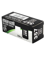 Maxell Pila Oxido Plata (357) Sr44w Blister*1 Eu 0% Mercurio