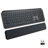 Teclado Inglés Logitech Mx Keys Plus Rf Wireless + Bluetooth Qwerty Grafito