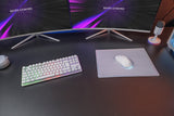 Pack Gamer 3en1 (Calvier/Ratón/Tapis) Mars Gaming Mcpwtkl (Blanco)