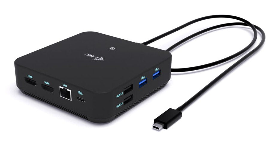 EAN 8595611707476 - i-tec USB-C DP Dual HDMI Docking Station with Power Delivery 100 W + Universal Charger 100W imagen 2