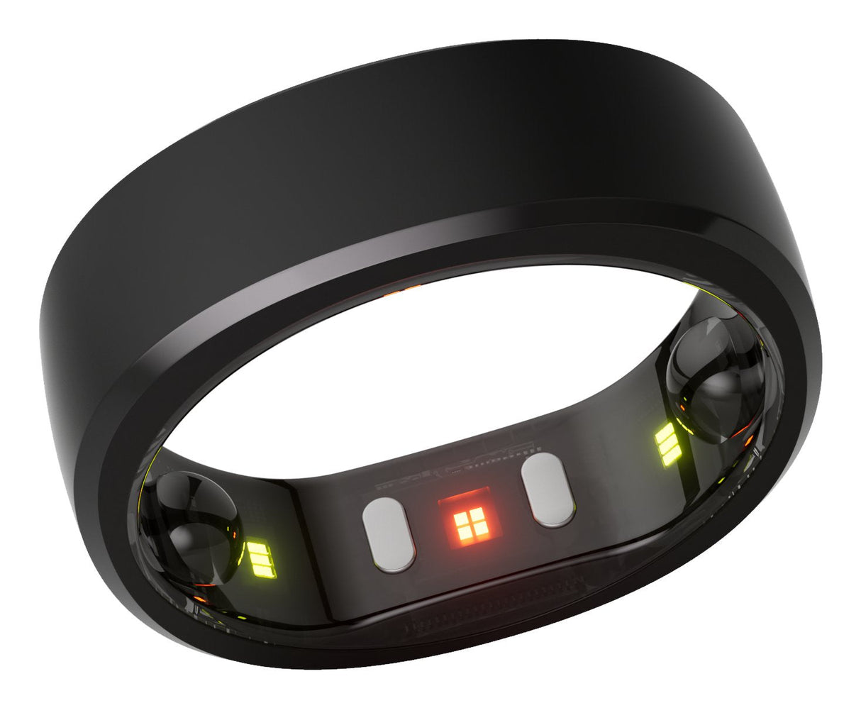 Ringconn Smart Ring Gen2 Für Frauen Und Männer - Schlaf- Und Fitness Tracking Wearable - Herzfrequenz - Matt-Schwarz Grösse 10
