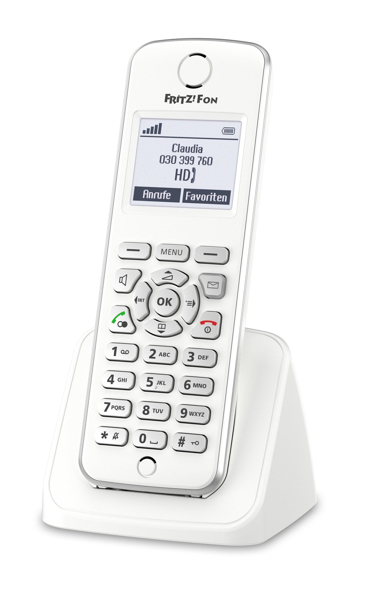 EAN 4023125025112 - Fon FRITZ! M2, DE Teléfono DECT Identificador de llamadas Blanco imagen 1