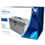 Mediarange Box75 Funda Para Discos Ópticos Maleta Rígida 200 Discos Plata