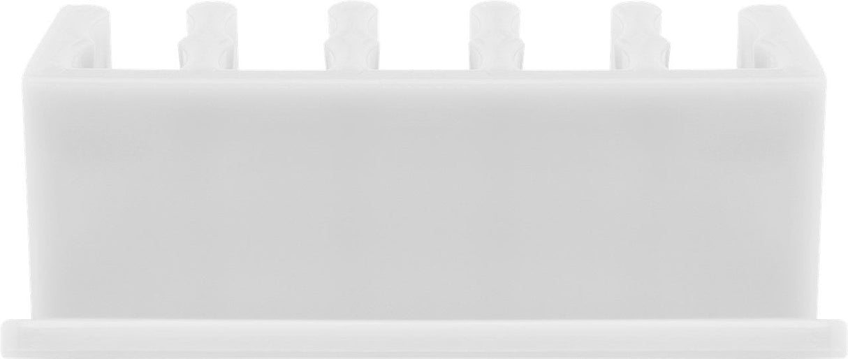 Juego De 2 Piezas Para Organizar Y Sujetar Cables, Extraíble, Gestión De Cables 5 Ranuras, Blanco, Blister