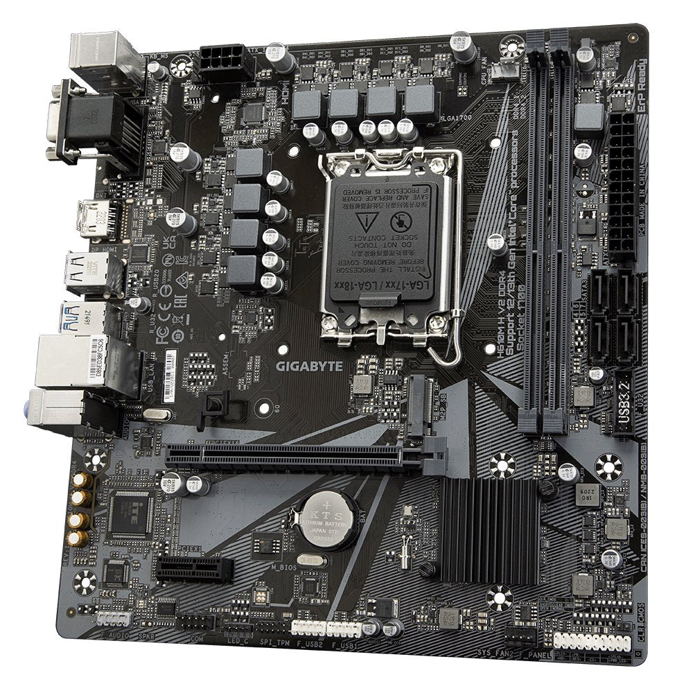EAN 4719331851743 - GIGABYTE H610M H V2 DDR4 placa base Intel H610 Express LGA 1700 micro ATX imagen 4