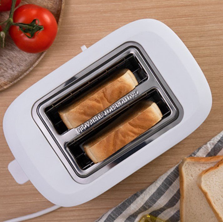 Tostadora Cecotec Toast&Taste 9000, Vertical 2 Ranuras 980w Blanco