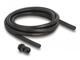 Delock Cableschutzschlauch 2 M X 10 Mm Mit 2 X Pg7 Schlauchverschraubung Set Schwarz