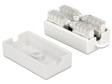 Delock Caja De Conexiones Para Cable De Red Cat.6 Utp Lsa Sin Herramientas