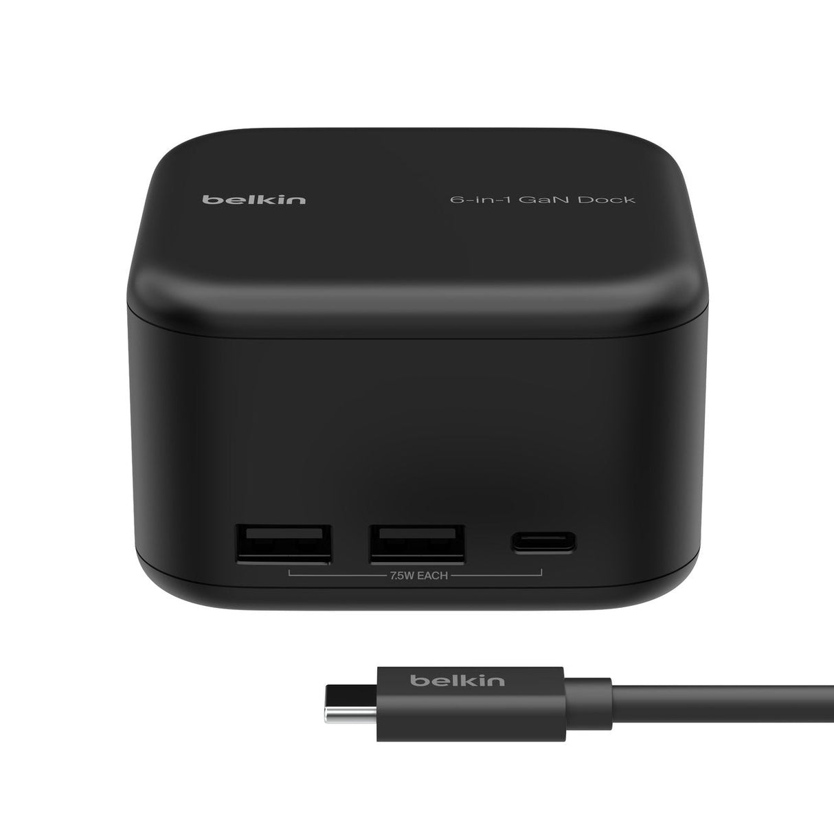 Belkin Connect Usb-C 6-In-1 Core Gan (130w) 96w Pd     Inc018vfbk