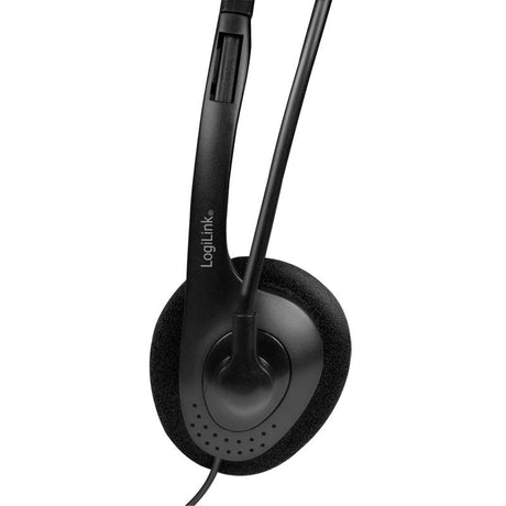 EAN 4052792061512 - LogiLink HS0052 auricular y casco Auriculares Alámbrico Diadema Oficina/Centro de llamadas Negro imagen 7