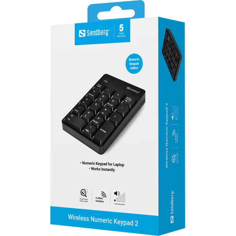 EAN 5705730630057 - Sandberg 630-05 teclado numérico Portátil/PC RF inalámbrico Negro imagen 3